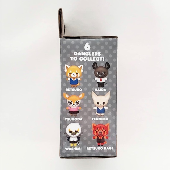 Aggretsuko Series 1 Plush Dangler & Series 2 Chibi in Motion - Picture 7 of 8